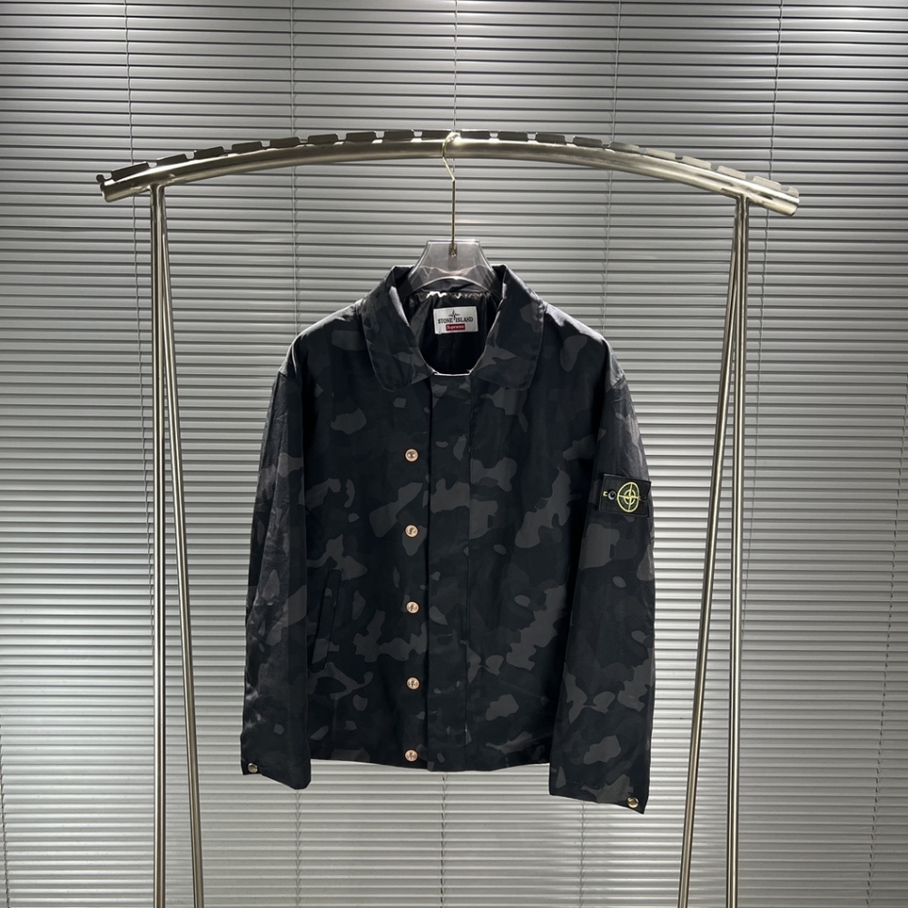 22SS Stone Island X Supreme joint camouflage jacket